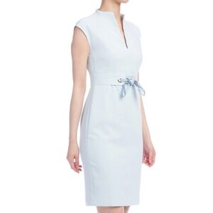 Max Mara Delfina Tie-Detail Cotton Dress